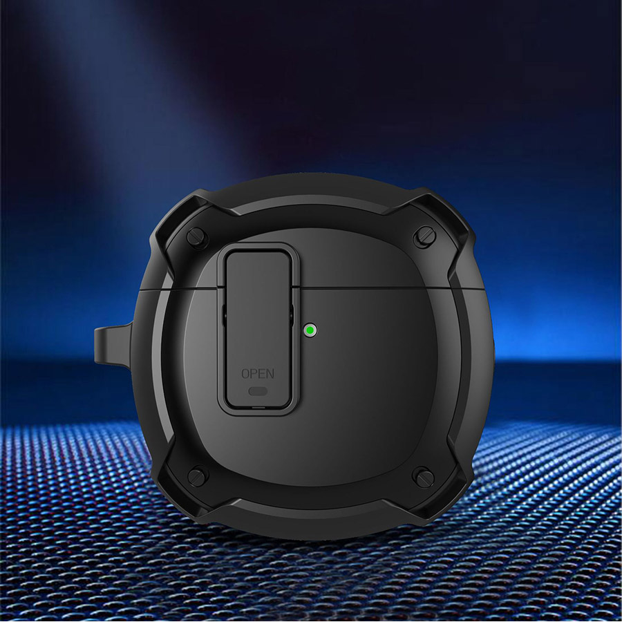 For Huawei Freebuds 4 Case Shockproof Earphone Protection Cover Shell Case For Huawei Free Buds 4E Charging Box With Hook: 2XS / black