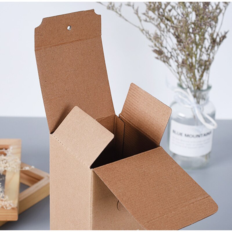 10 Stks/partij 20 Maten Kraft Golfkarton Dozen Glas Verpakking Geschenkdoos Kleine Doos Mailer Logistiek Express Doos Kartonnen Doos