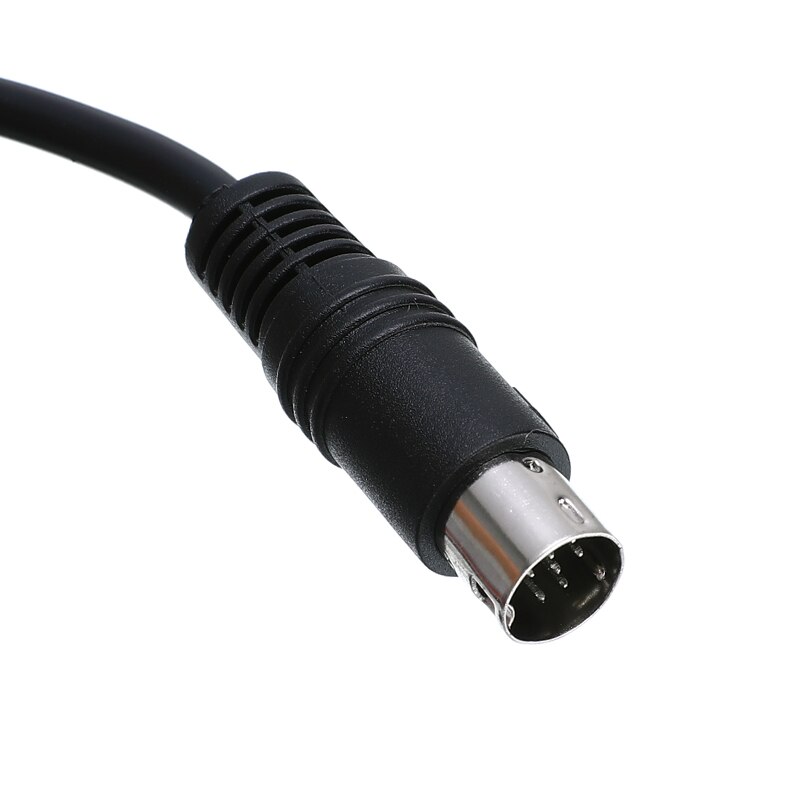 Black 1.8M/6FT Scart AV TV Video Cable Lead For Sega Saturn NTSC & PAL Version