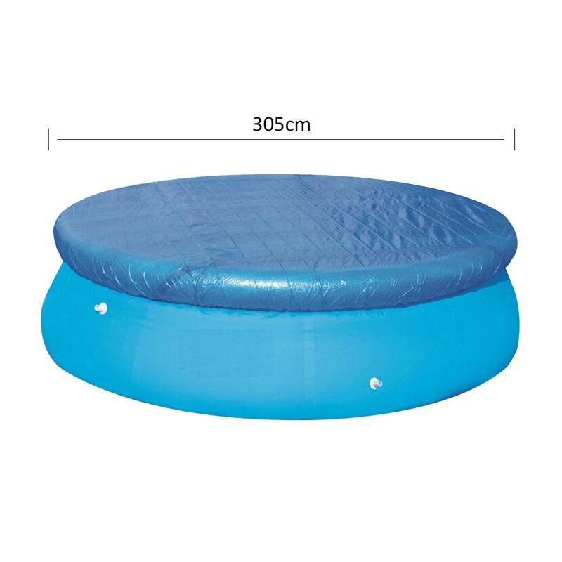 Juego de cubierta de piscina de 10 pies de diámetro redondo fácil de configurar para piscinas de Marco juego de piscina inflable rápido