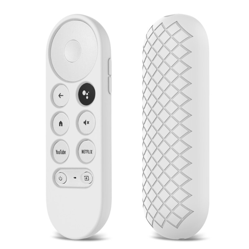 Pour Chromecast Avec Google TV Télécommande vocale Anti-Perte Coque En Silicone Portable Manches Télécommande: 01