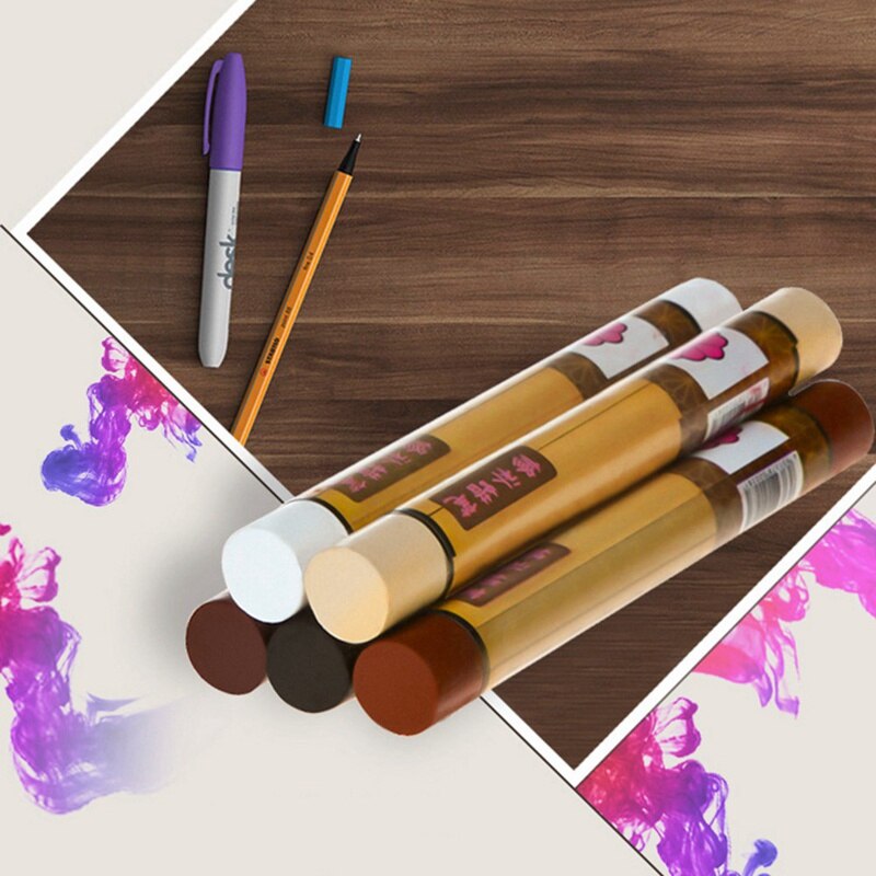 1 Pcs Wooden Floor Furniture Repari Pen Markers & Filler Sticks Wood Scratches Restore Kit Scratch Patch Paint Pen Wood Repair