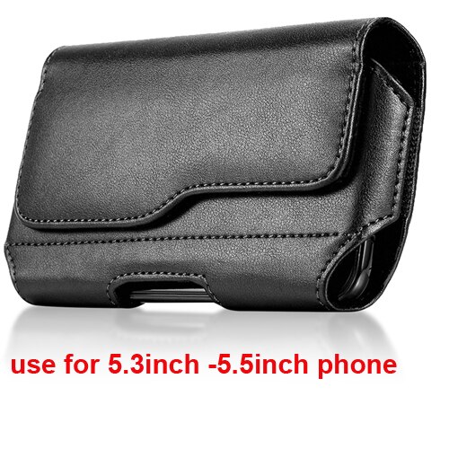 Universal bolsa do telefone para o iphone 8 samsung xiaomi huawei telefone móvel saco da cintura cinto clipe coldre capa de couro caso: 5.3-5.5 inch