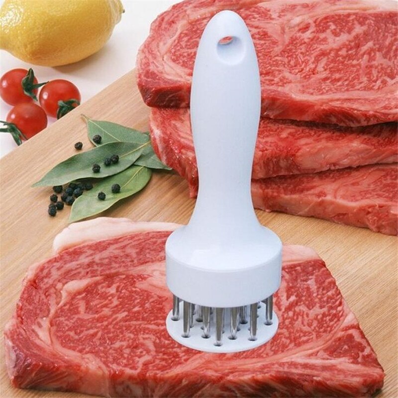 Kitchen Cooking Tools for Meat Meat Tenderizer Needle Stainless Steel Tender Meat Hammer Home