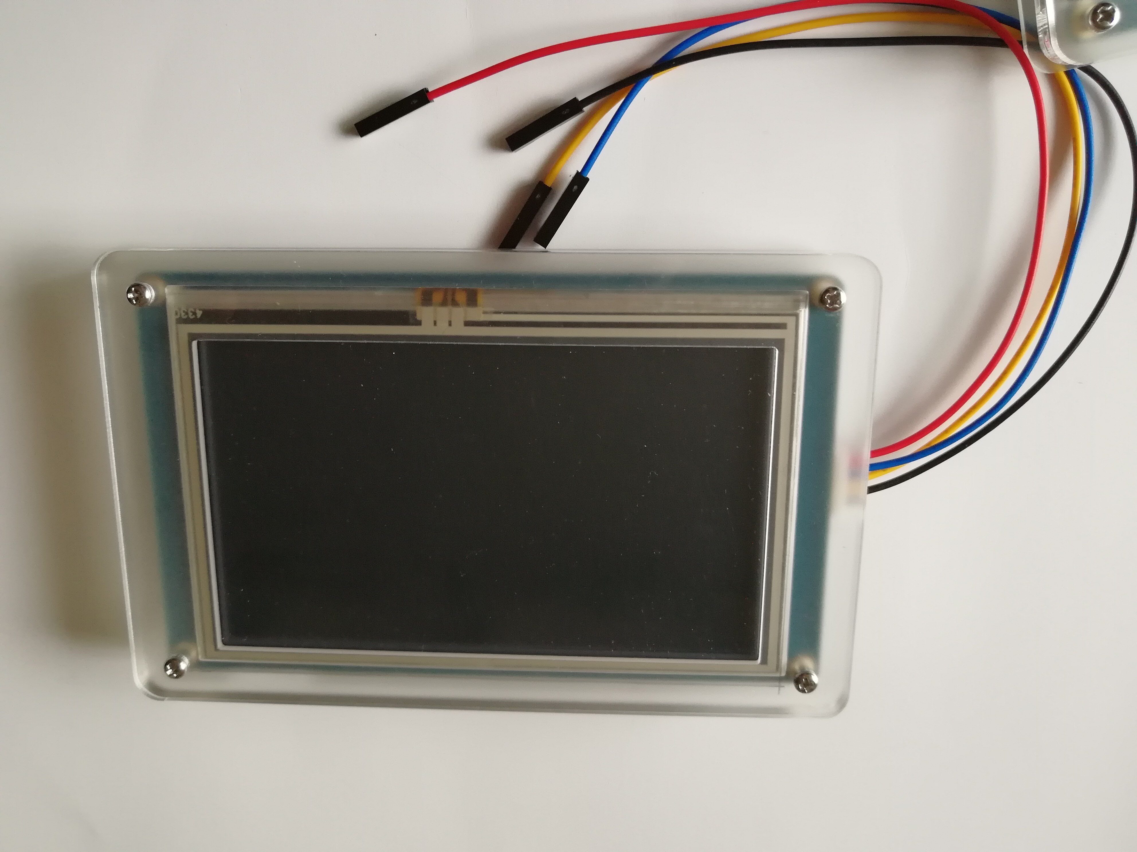 Écran LCD MMDVM (boîtier en acrylique "S" + écran Nextion 4.3/3.2/2.4 ''+ adaptateur USB vers TTL)