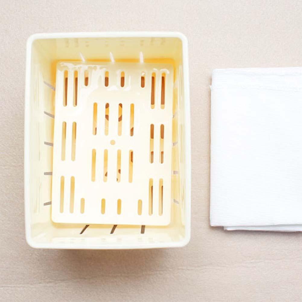DIY Tofu prensa casera Tofu máquina de Tofu prensado Kit de moldes de queso moldes de tela de queso herramienta de cocina molde para Tofu