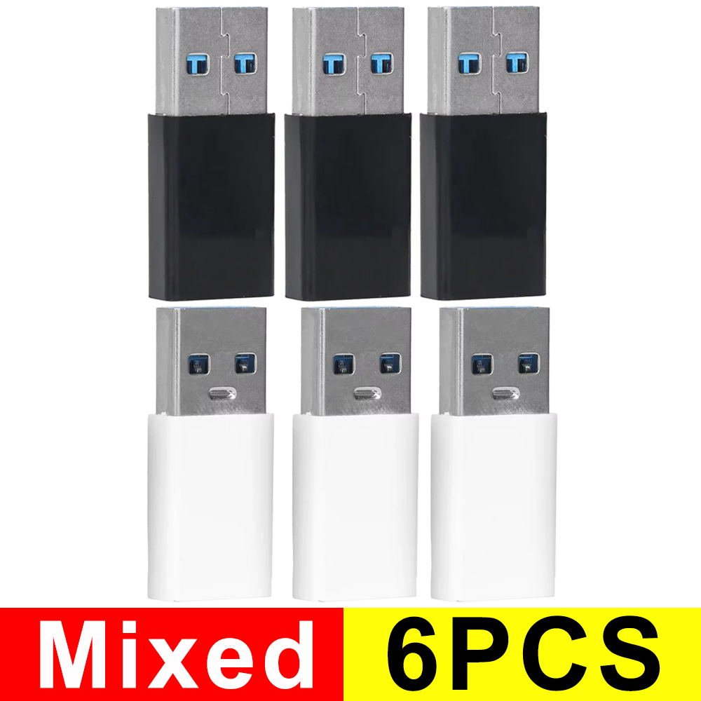 USB C 3.0 Adapter Type C To USB Adapter Male To Female USB-C Converter USB Type-C Converter for Macbook PC Laptops Mobil Phone: Dark Grey