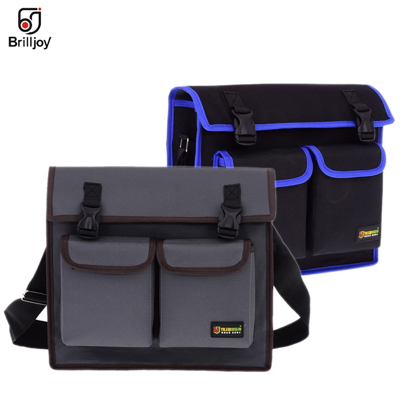 Multifunctional Messenger Bag Single Shoulder Bag Hardware Electrician Toolkit Tool Bag Waterproof Wear-Resistant Oxford Cloth