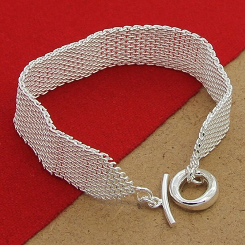 Novo 2019 na moda 925 prata esterlina coração amor pulseira de pulso para as mulheres prata charme pulseira moda jóias