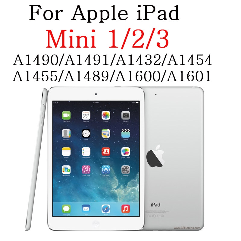Coque pour Apple iPad mini 3 2 1 7.9 ''Flip étui pour tablette support pour iPad Mini 1/2/3 mini2 mini3 Coque de protection en silicone souple