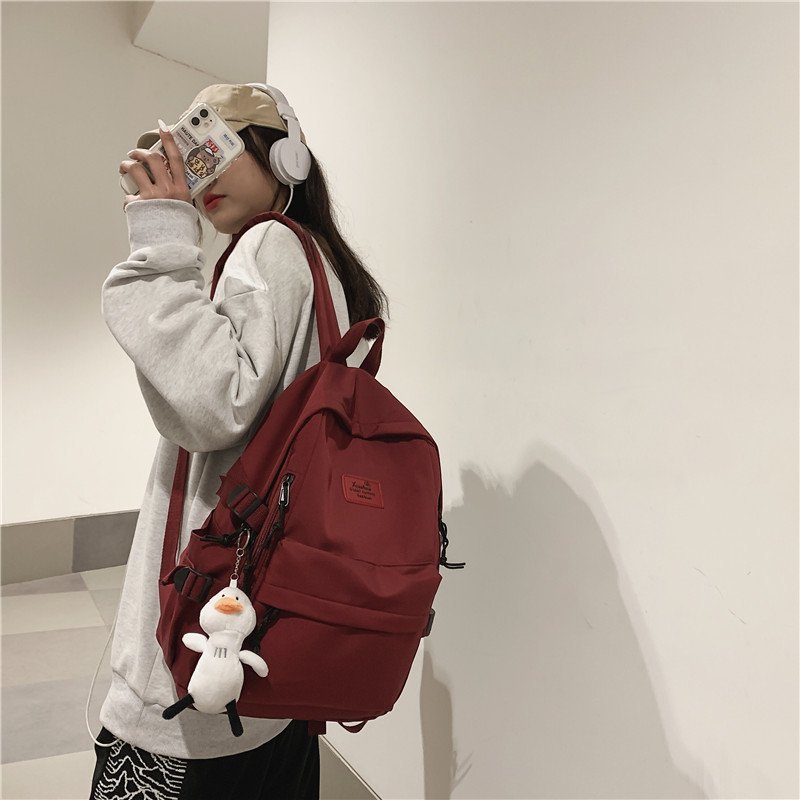 Backpack ins nylon bags for women School backpack Korean Casual Shoulder Bags backpack for girl Women's bag