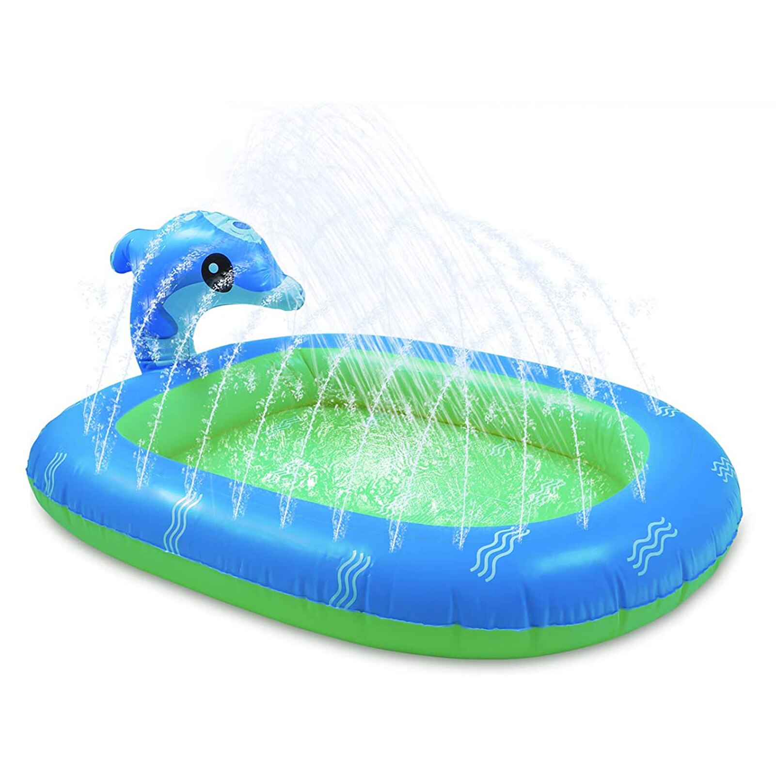 Sommer freundlicher Spielen Wasser matt Rasen Spiele Sprinkler Wasser Spielzeug Aufblasbare sprühen Wasser Kissen draussen Spritzen Schwimmbad Für freundlicher