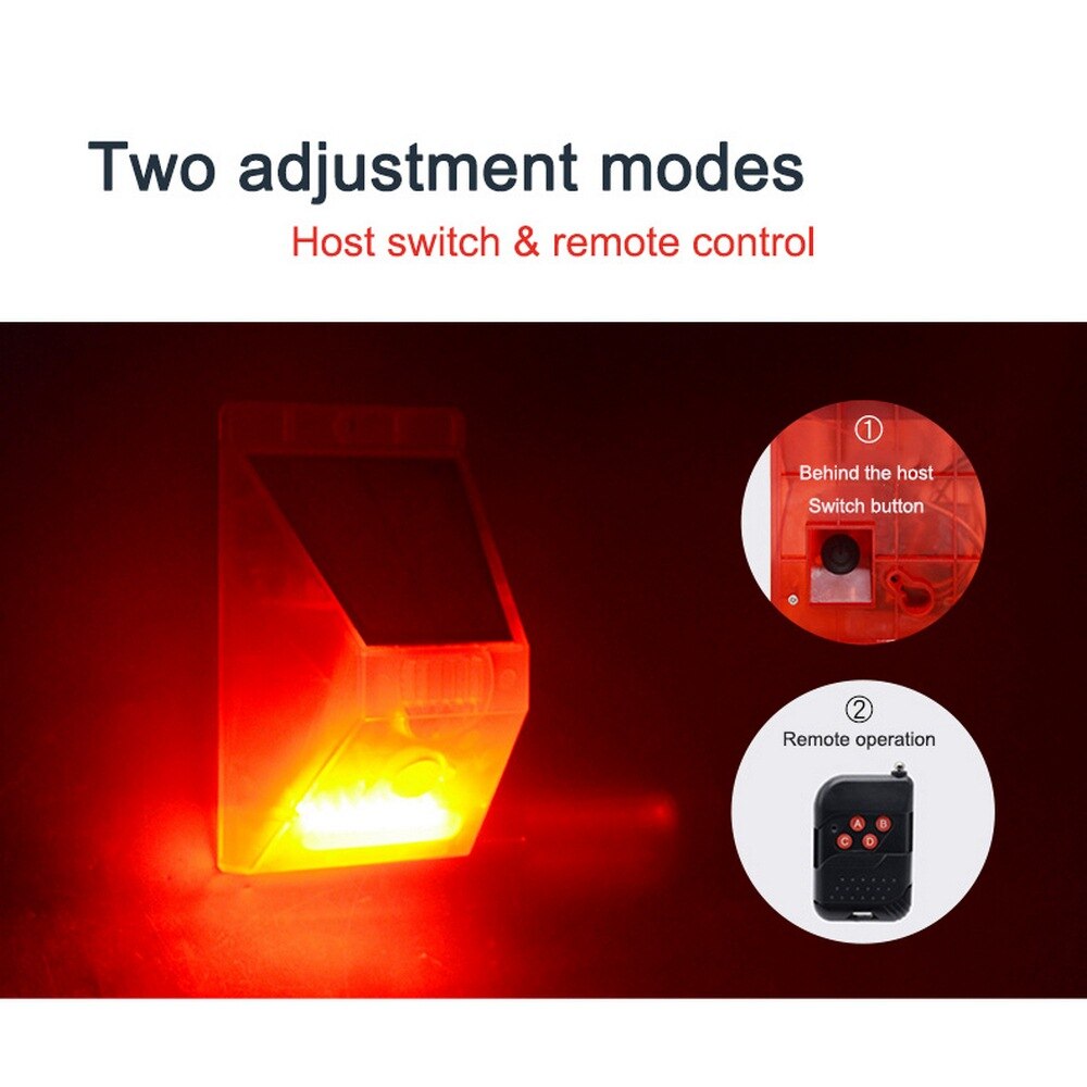 Infrarood alarmsysteem, antidiefstal, 129db zonne-afstandsbedieningen, buiten, regenbestendig, menselijk lichaam, inductie, automatisch alarmsysteem