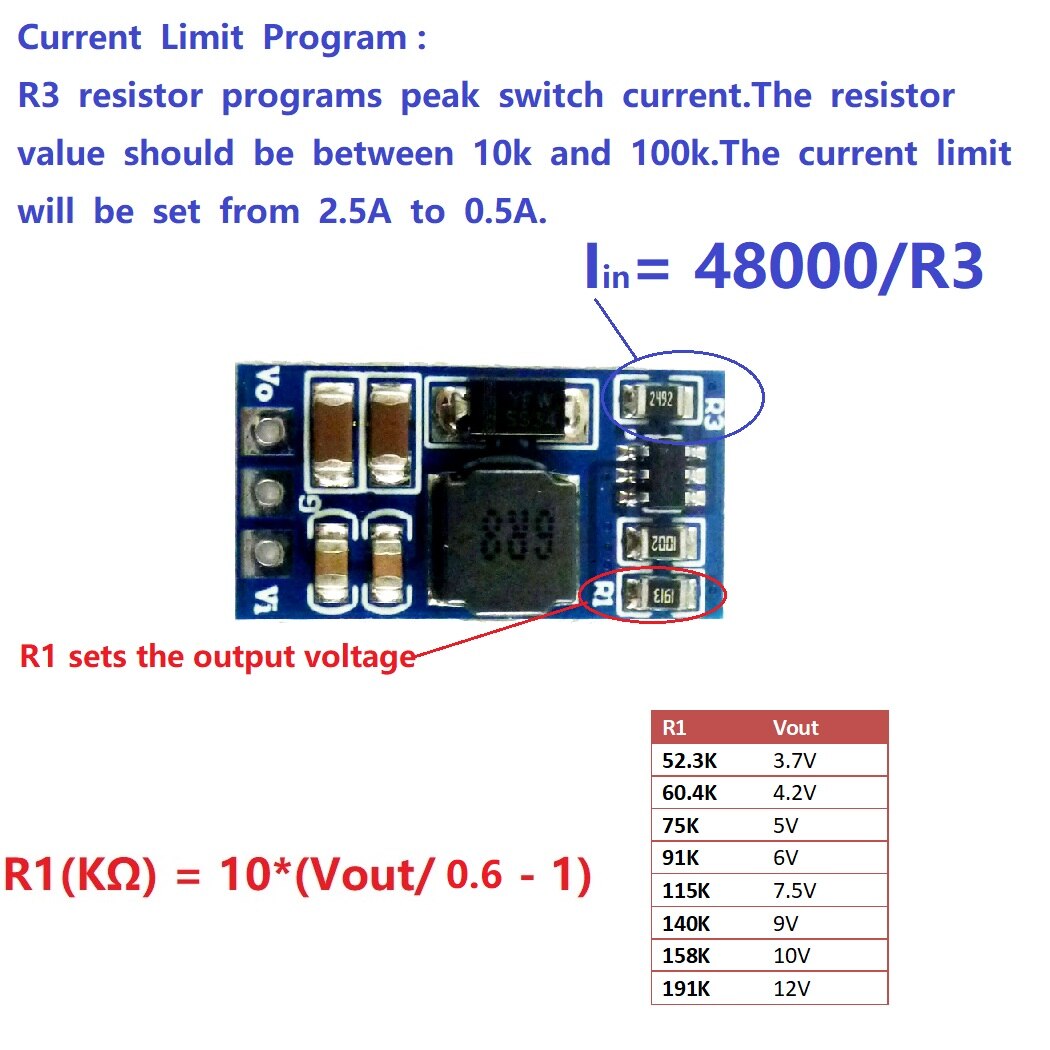 7W Mini Dc Dc Boost Converter 2.6-5.5V 5V 6V 9V 12V led Motor Regulator Module