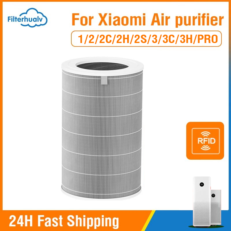 Para purificador de aire Xiaomi 3H 2 2C 2H 2S 3 3S 3C filtro de carbón activado red H13 HEPA 3 en 1 filtro purificador de aire Xiaomi filtro 3H3C