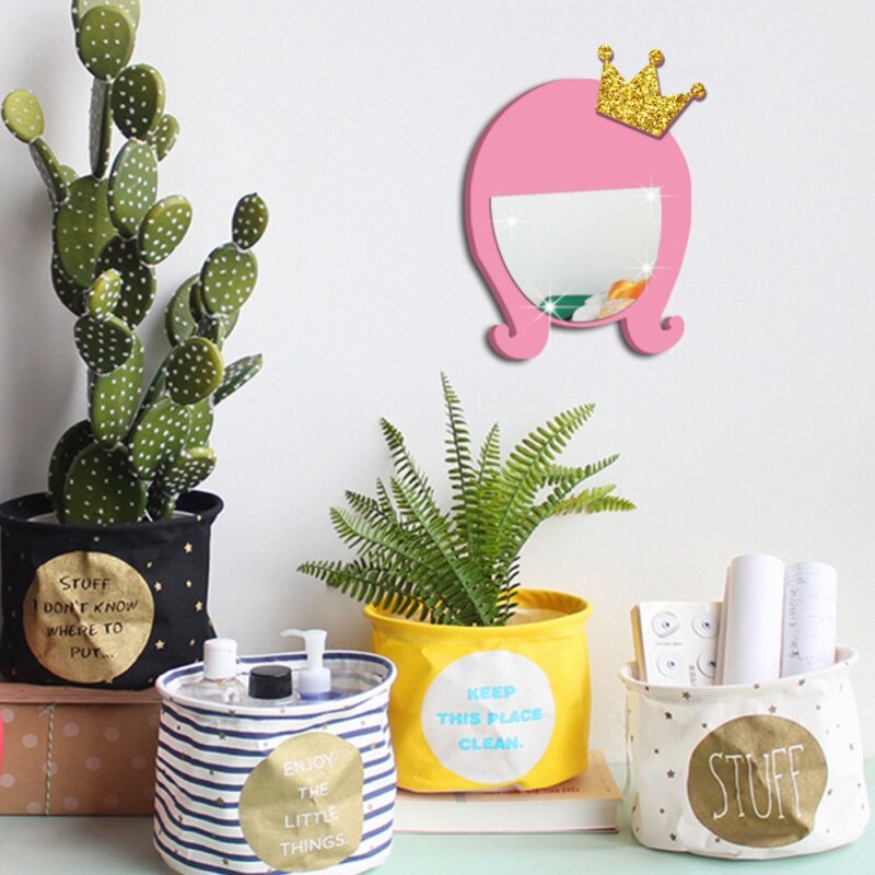 Cartoon Bunny Cloud Mirror Stickers Silver 3D Wall Stickers for Kids Rooms Party Wedding Decor DIY Self-adhesive Home Decor