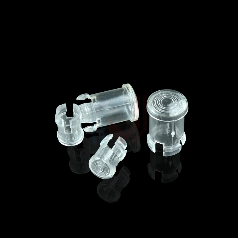 50 stks/partij 3MM 5mm LED Light Emitting Diode Lampenkap Lichtgeleider Lichtgeleider Cap Beschermhoes Led Transparante lamp Cap