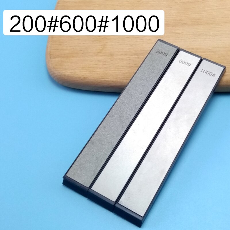 Empfehlen 200 Streugut Diamant Schärfen Stein Spitzer schleifen Profi Klinge werkzeug küche Messer Küche Schere messer spitzer: 3 Steine-A