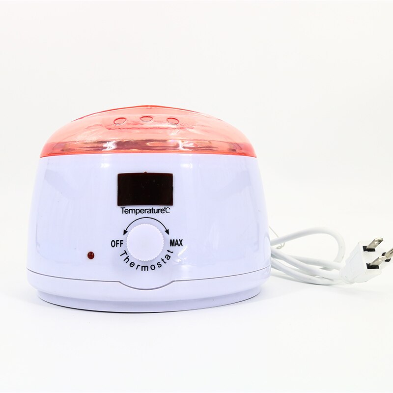 Wax Machine Digitale Display Warmer Wax Heater Spa Hand Epilator Voeten Paraffine Machine Body Ontharingscrème Wax Ontharen: Pink Wax Machine