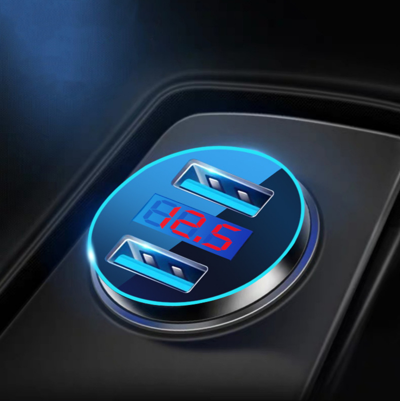 Auto Lader Snel Opladen Een Met Twee Sigarettenaansteker Auto Mobiele Telefoon Oplader Conversie Plug Autolader Flash Lading