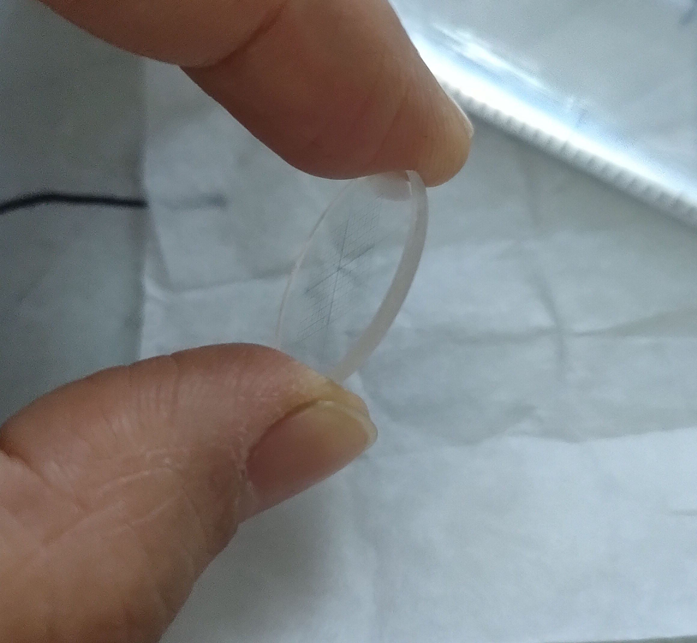 DIV0.05 Microscoop Oculair Grid-Micrometer Kalibratie Slides Meten Glas Voor Microscopen Micrometer