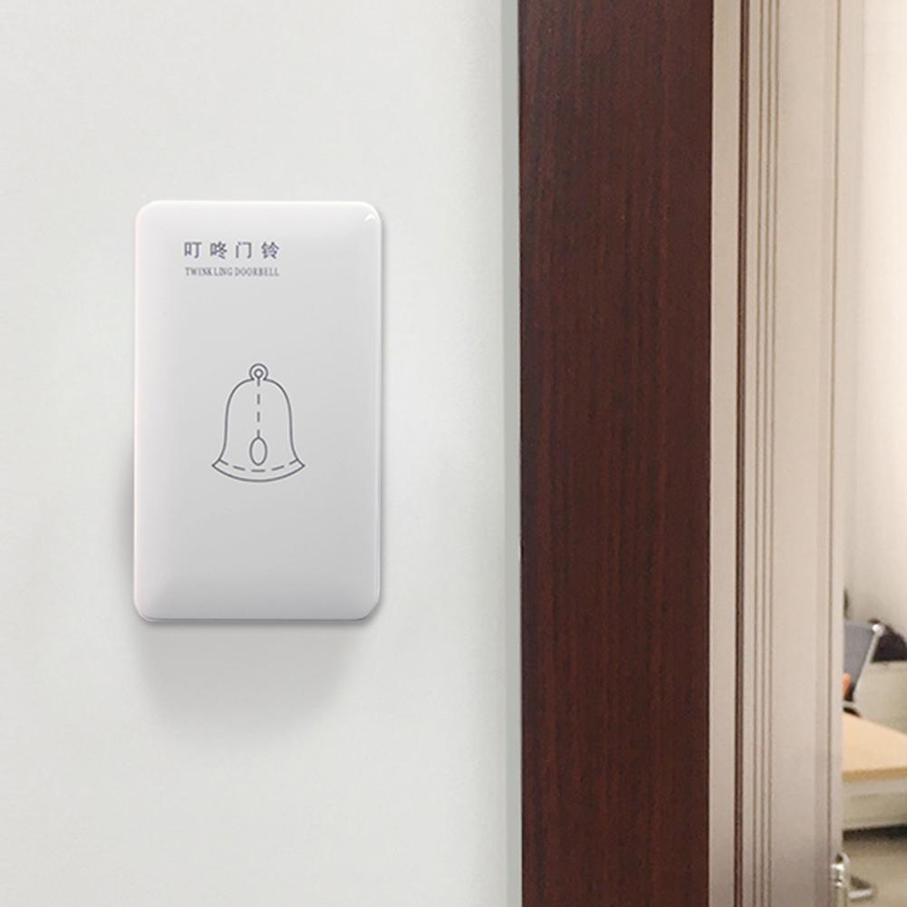 AC 220V Doorbell Strong Electric Sound Hairpin Type Mechanical Household 2 Line Hotel Wired Exchange Wall Mounted Bell