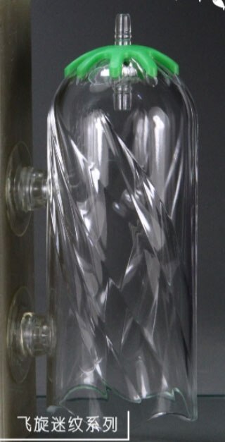 aquarium acrylic o2 generator oxygen diffuser: Black