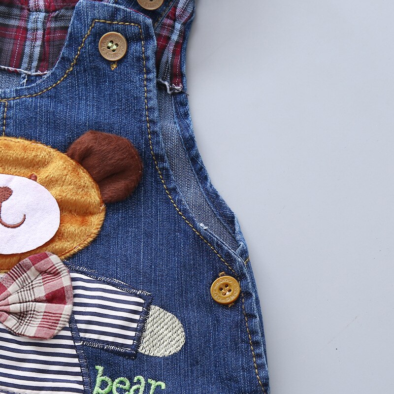 Ienens bebê menina menino solto calças jeans macacão da criança infantil meninos denim dungarees criança crianças menina calças compridas bottoms 1-3y