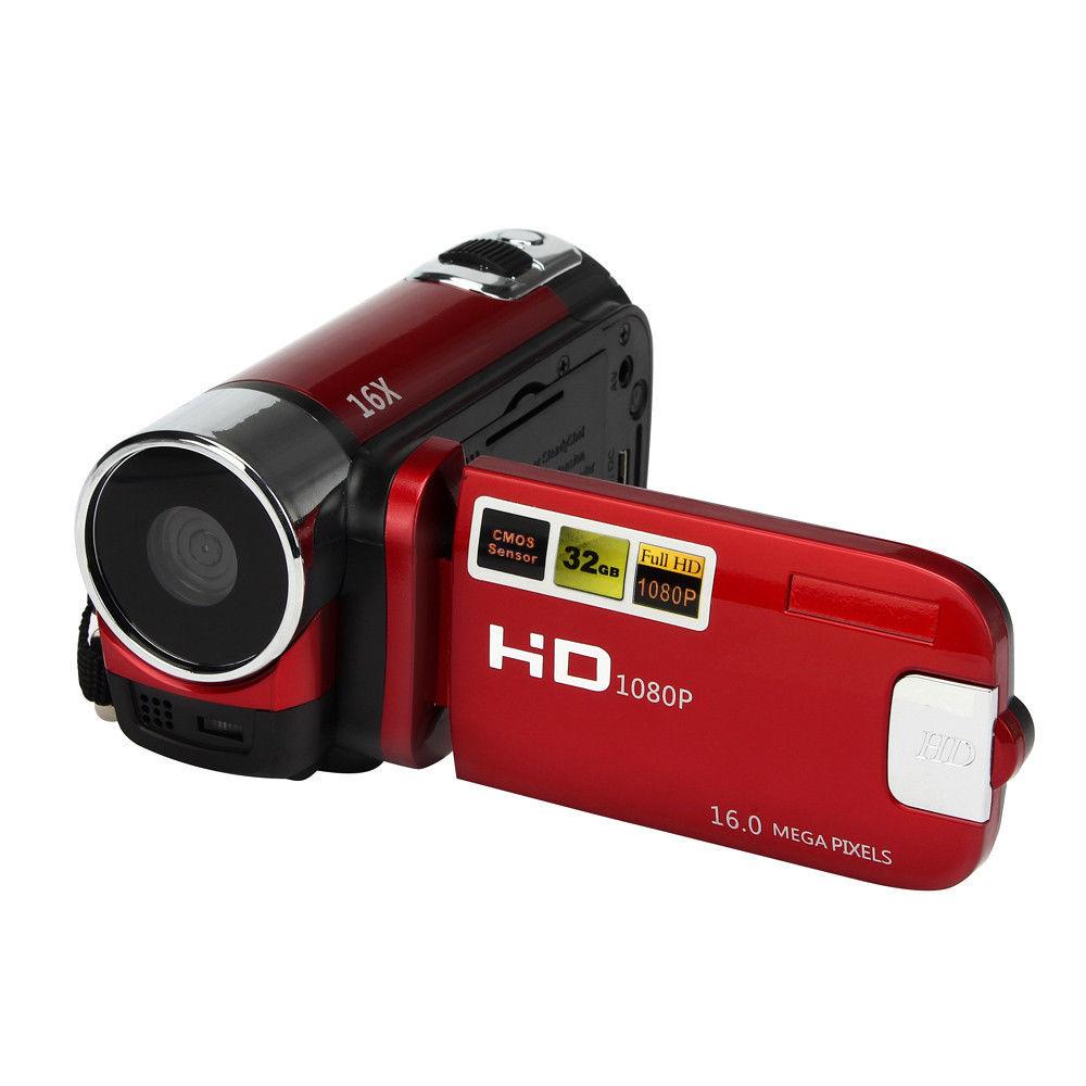 Camera Camcorders 16MP High Definition Digital Video Camcorder 1080P 2.7 Inches TFT LCD Screen 16X Zoom Camera Recorder Portable