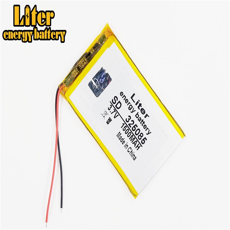 325085 3.7V 1500mah Lithium Tablet polymer battery with Protection Board For MP4 GPS Digital Product Free S