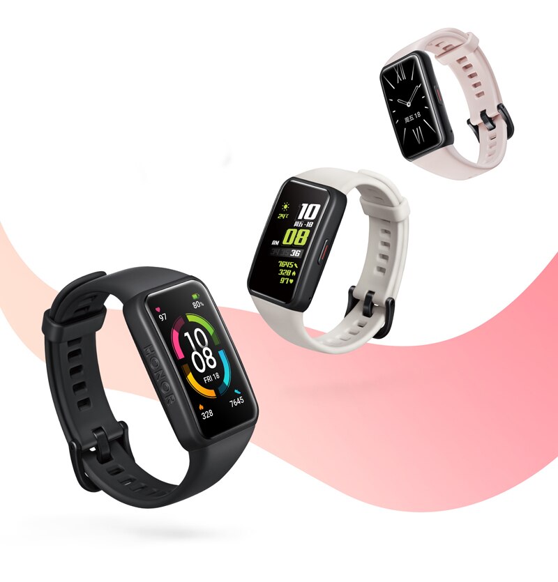 Original Honor Band 6 Smart Bracelet 1.47 Inch Swimming Waterproof Bluetooth Fitness Heart Rate Monitoring Music Calling