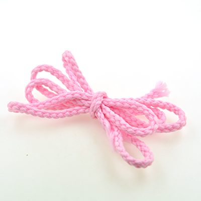 Corde en fibre de polyester, haute résistance, 4mm, 30 couleurs, pour bricolage, fait à la main, accessoires pour la maison, projets artisanaux,: pink 405
