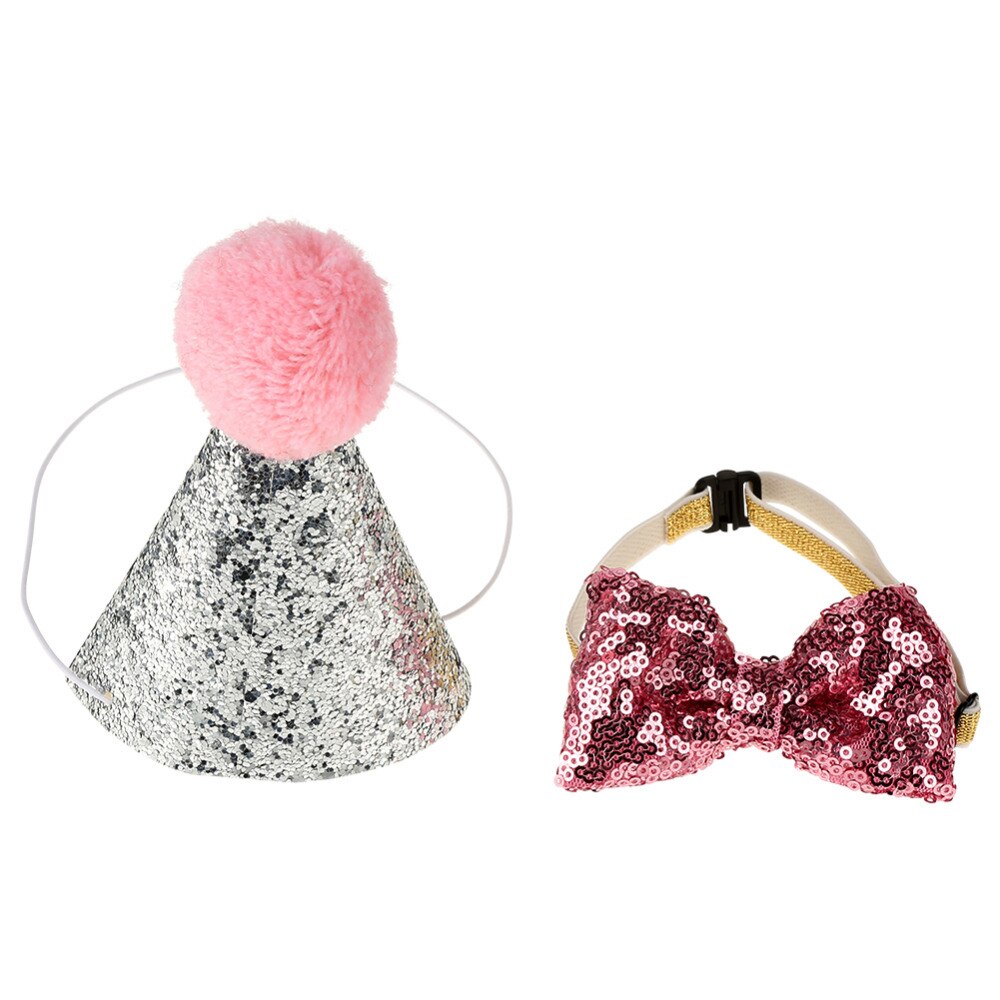 Leuke Kat Hond Verjaardag Party Strik Party Kostuum Hoed Strik Kostuum Hond Accessoire