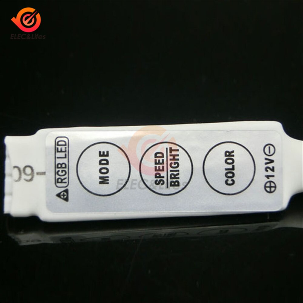 Led strip touch dimmer rgb lysstyrkekontrol led dimmer switch 3 taster dimmer 12v justering af lyskontakt 3528 5050 5630