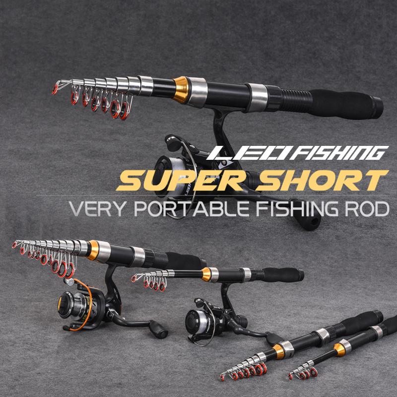 Telescopic Fishing Rod Carbon Fiber Fishing Pole Portable Lure-Spinning Ultralight Ultra Firm Outdoor Freshwater Fishing Rod