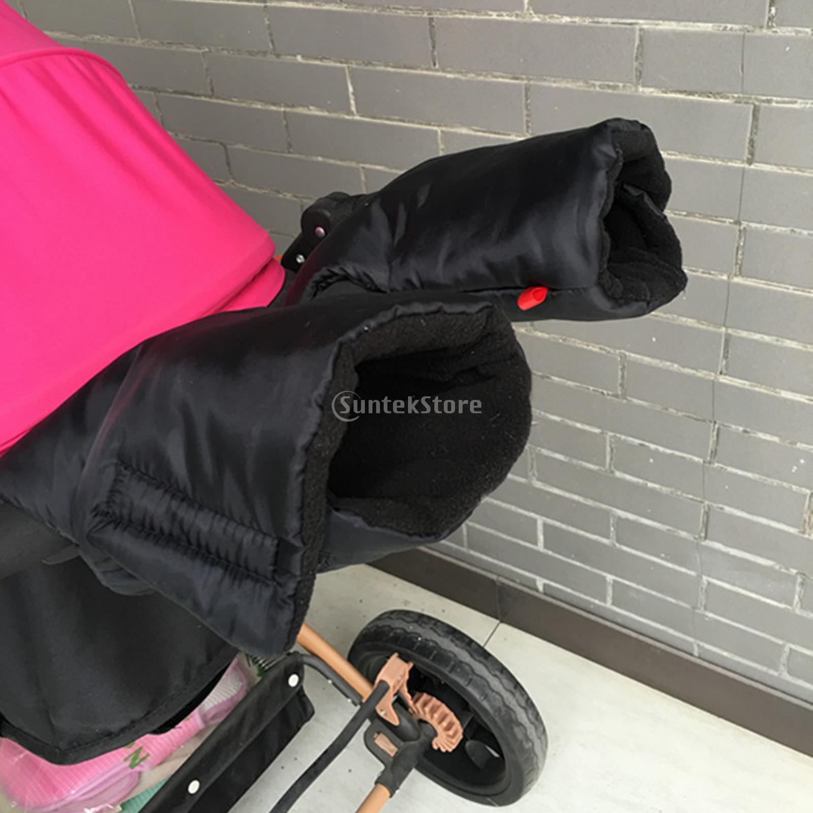 Baby Pushchair Hand Warmer Gloves Stroller Hand Muff Winter Stroller Gloves Toddler Pram Carriage Handbar Cover Accessory