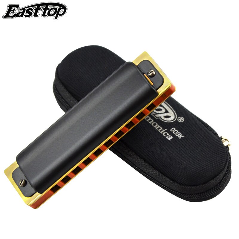 Easttop T008K 10 Hole Diatonic Harmonica - Key of C - Resin Body
