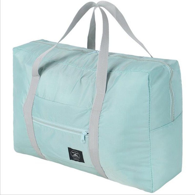 Bolsas de viaje de Nylon a prueba de agua, bolso de lona plegable de gran capacidad para hombre y mujer, organizador de embalaje de cubos de equipaje, bolsa de fin de semana para chica