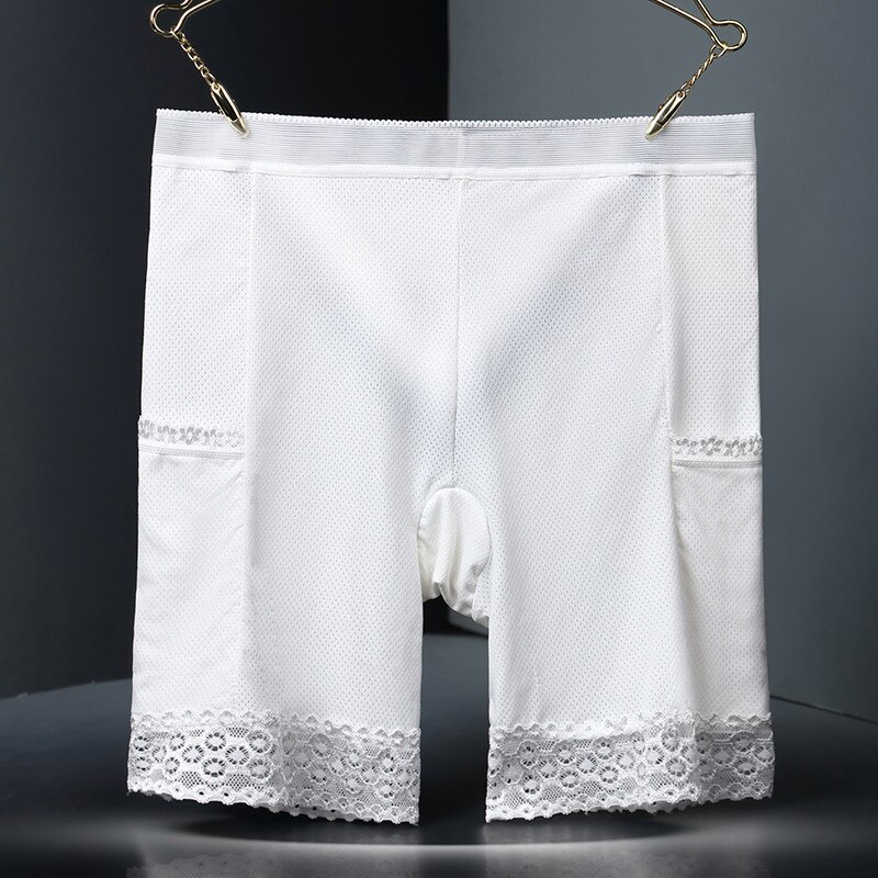 Frauen Sicherheit kurze Hose Anti Scheuern unterhose Mit Tasche Plus GRÖßE Spitze Nahtlose Höschen Hohe Elastizität Atmungsaktive Unterwäsche