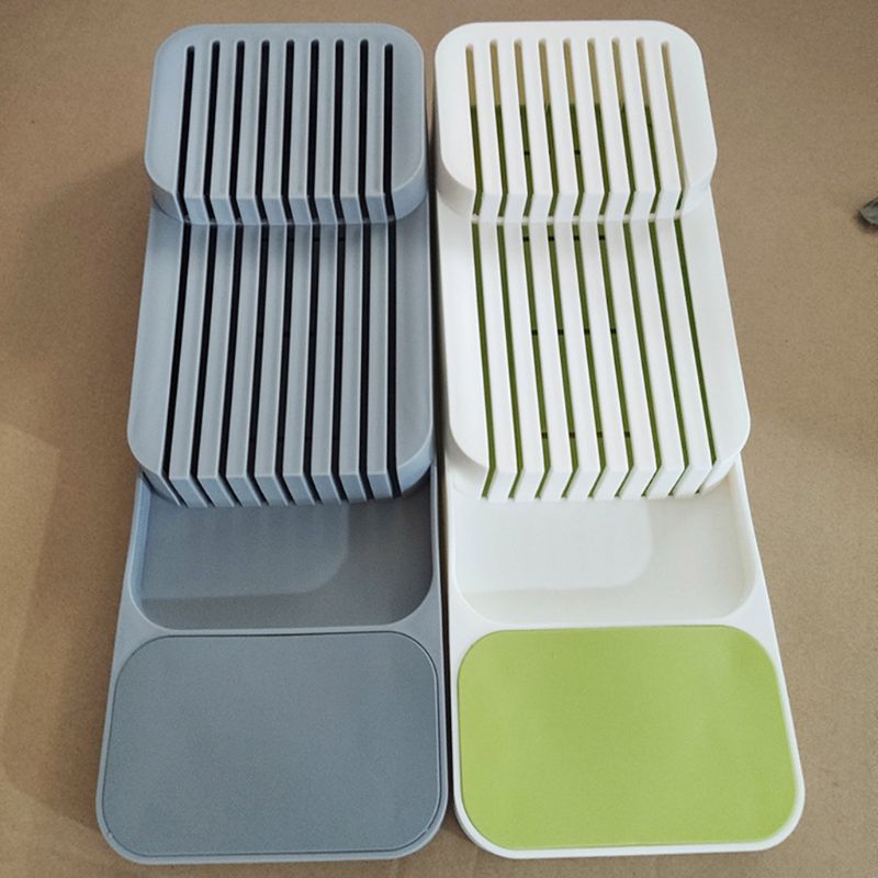 Skuff butikk kniv organiseringsbrett plast knivholder oppbevaringsskap verktøy