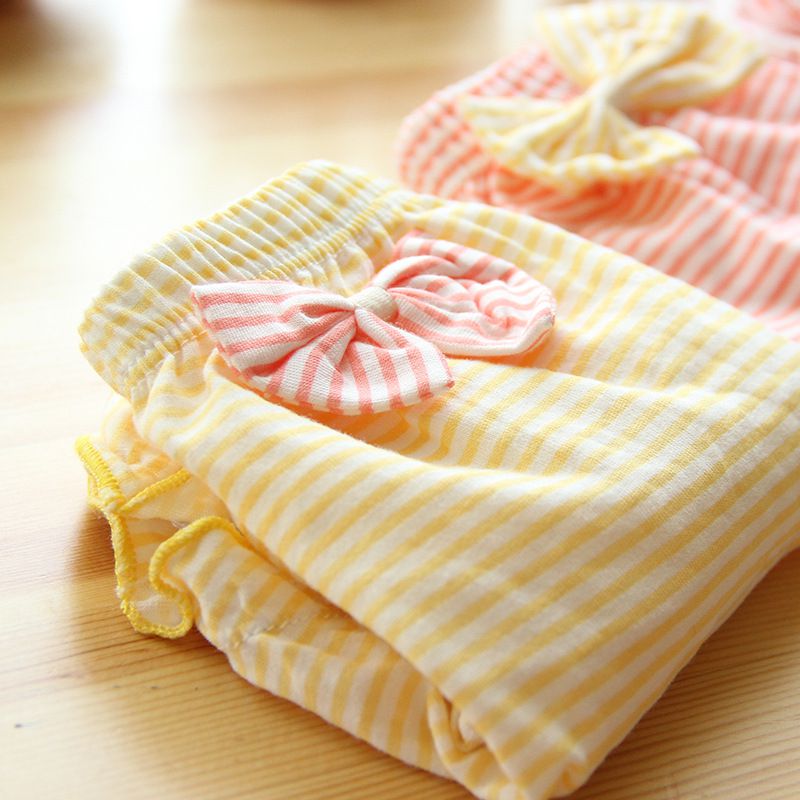 Enfant en bas âge bébé filles sous-vêtements en coton culotte infantile mignon grand Bow Shorts pour enfants caleçons 11