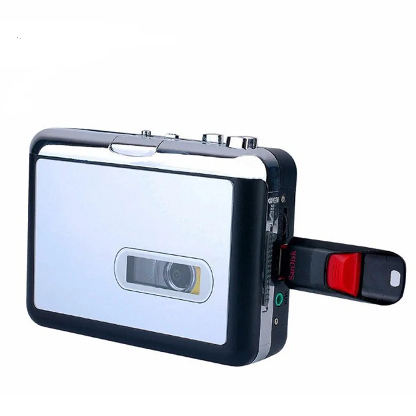 Usb cassette tape, music audio player to  mp3- converter, usb cassette player, capture recorder to usb flash drive, no pc required