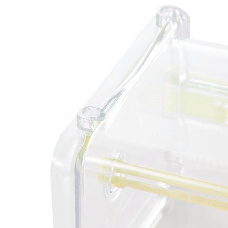 Portable Transparent Adhesive Tape Dispenser Cutter Desk Washi Tape Holder Storage Box Organizer Office School Stationery Supply