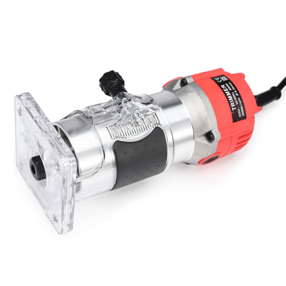 800W Woodworking Electric Trimming Machine Engraving Electromechanical Wood Milling Slotting Machine Europe standard adaptor