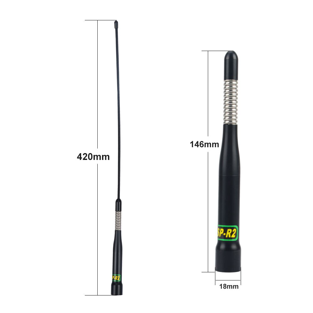 Original Nagoya SP-R2 hoch gewinnen Dual Band VHF/UHF 144/430MHz 2.15/5 dB Handy, Mobiltelefon Radio antenne PL259 Stecker