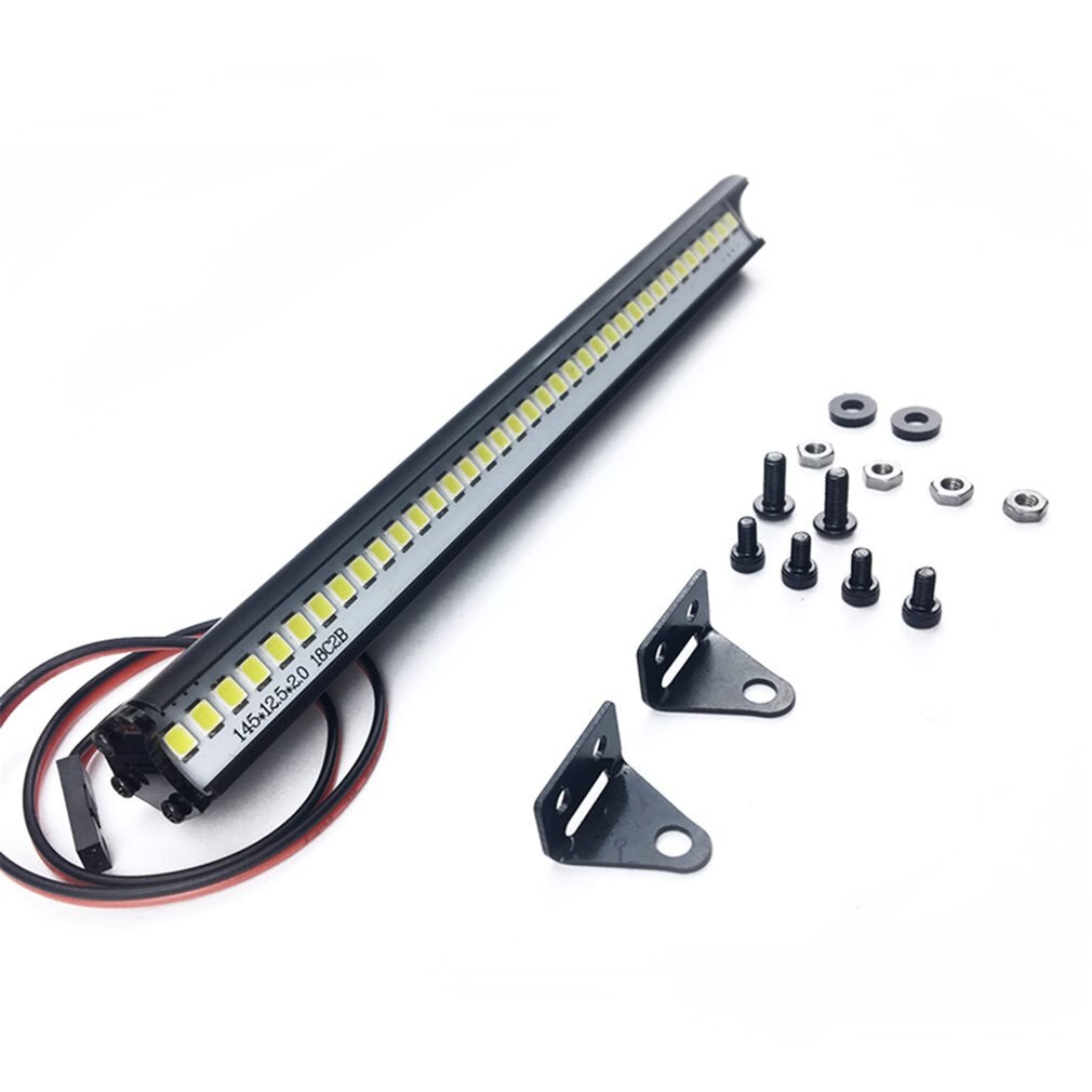 148MM Super Bright 36 LED Lights Bar for 1/10 RC Crawler Car Axial SCX10 90046 D90 Traxxas TRX4 Car Model Accessories