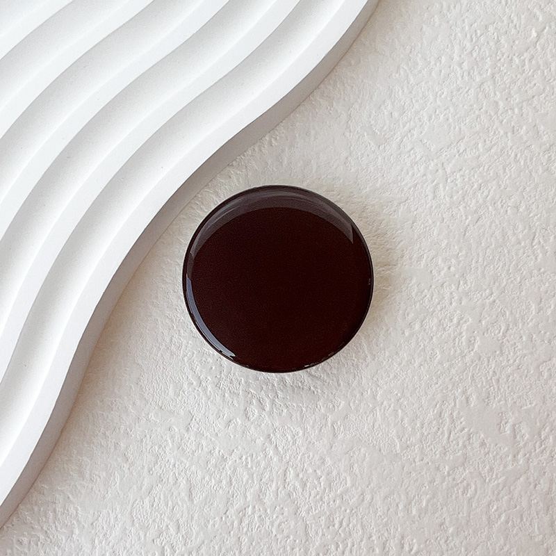 Popular Ins Korean style Macaron socket Phone Talk Grip Stretchable Folding Simple Phone Holder: Yellow