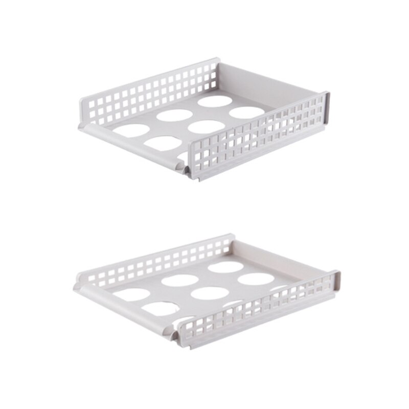 Plastic Storage Rack Stackable Clothes Drawer Style Storage Shelf for Toy Sundries MDD88