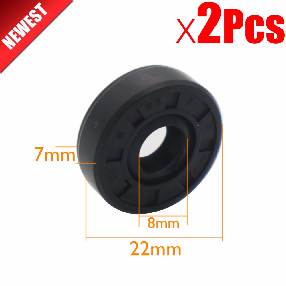 2Pcs Breadmaker Sorbet Blender Machine Reparatie Onderdelen Oliekeerringen Ring Tc Innerlijke Diameter8 Buitenste Diameter22 Thickness7 Wearable Voor Lg