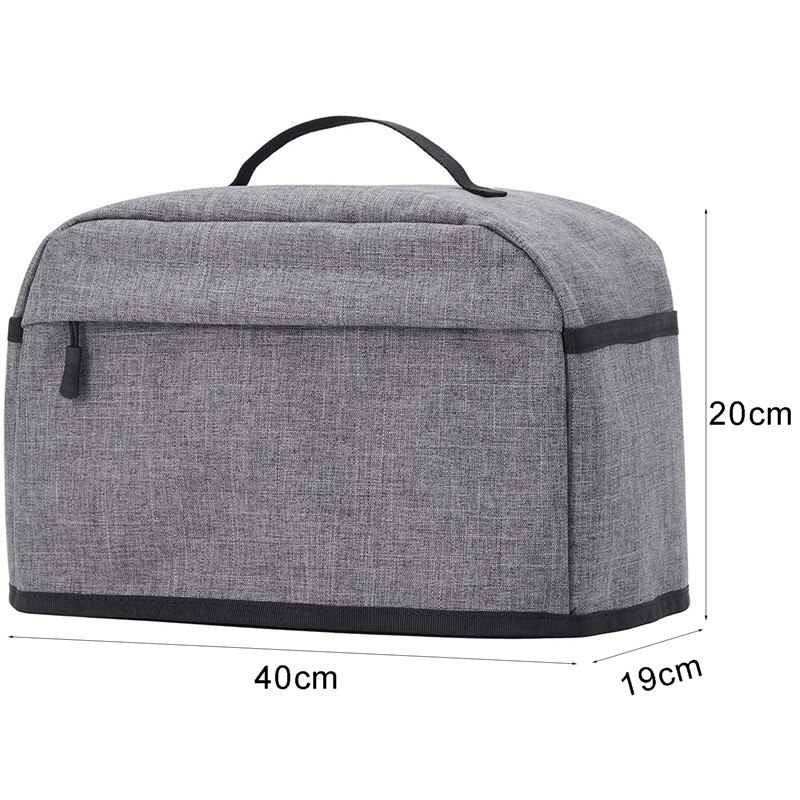 Household Toaster Cover with Pockets and Zipper Dust and Fingerprint Protection Toaster Cover for Kitchen